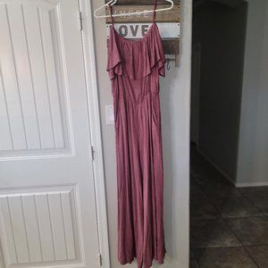 Mauve Palazzo Romper